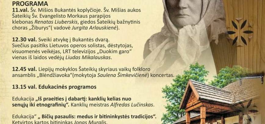Skambant kanklėms Bukantės dvare- sveikiname Žemaitę