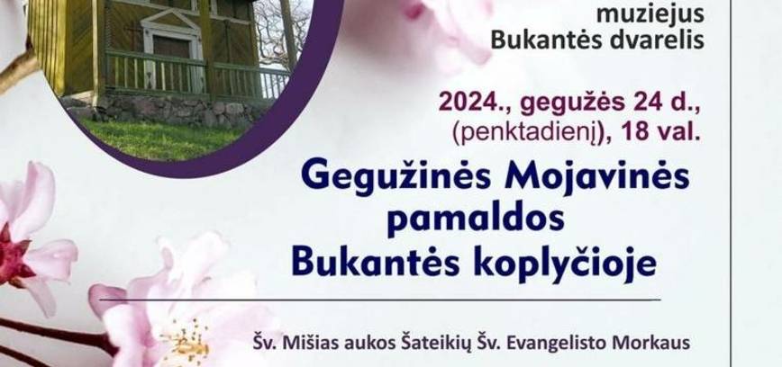 Gegužinės Mojavinės pamaldos Bukantės koplyčioje