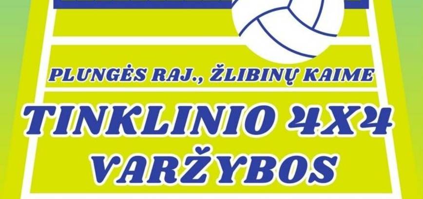 Tinklinio 4x4 varžybos Žlibinuose
