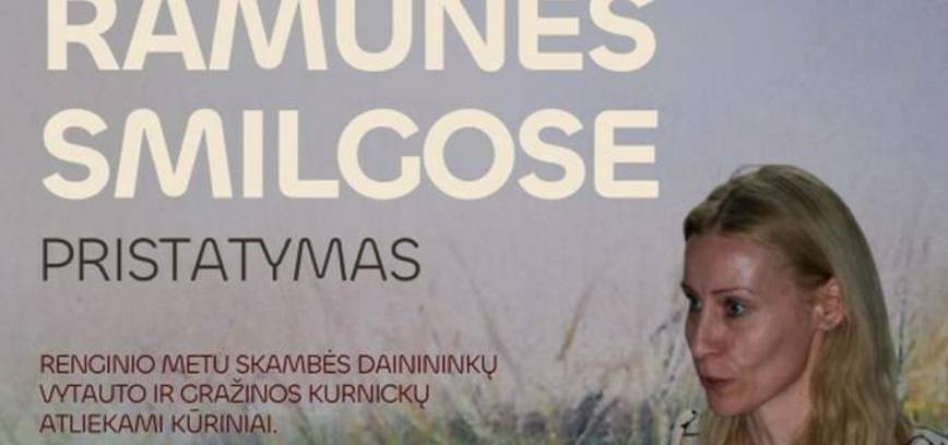 Linos Macijauskienės poezijos knygelės „Ramunės smilgose“