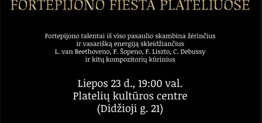 Fortepijono fiesta Plateliuose