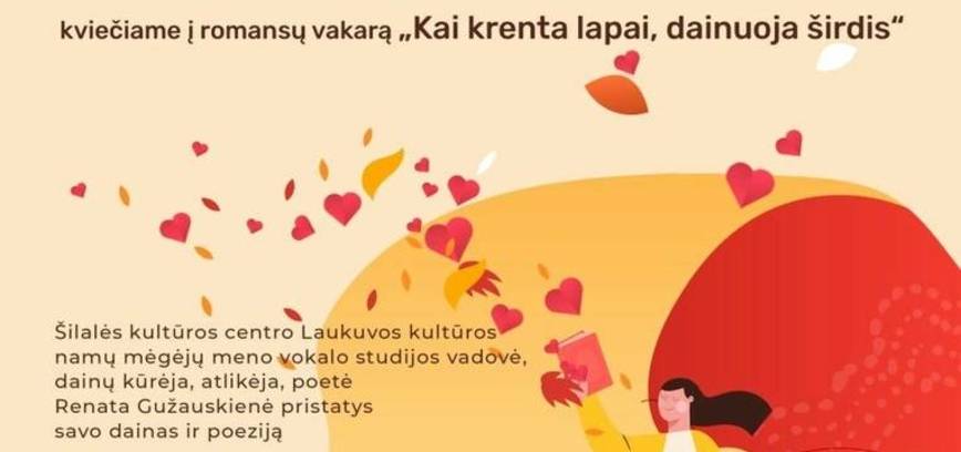 Romansų vakaras „Kai krenta lapai, dainuoja širdis“