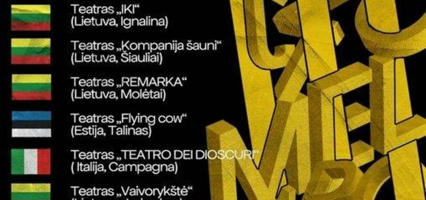 XIII tarptautinis teatrų festivalis - kūrybinė laboratorija „Mažoji Melpomenė“