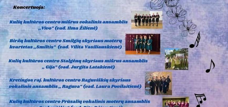 Vokalinių ansamblių vakaras „Daina manoj širdy”