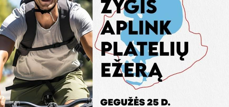 Dviračių žygis aplink Platelių ežerą