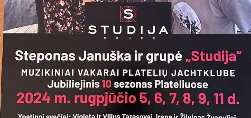 Stepono Januškos ir grupės „Studija“ koncertai