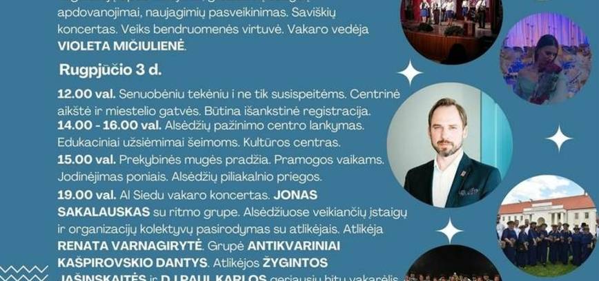 AL SIEDU 2024. Alsėdžių miestelio vasaros šventė