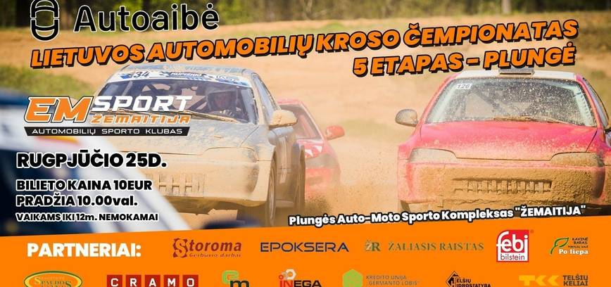 LAX 5. Autokrosas Plungėje
