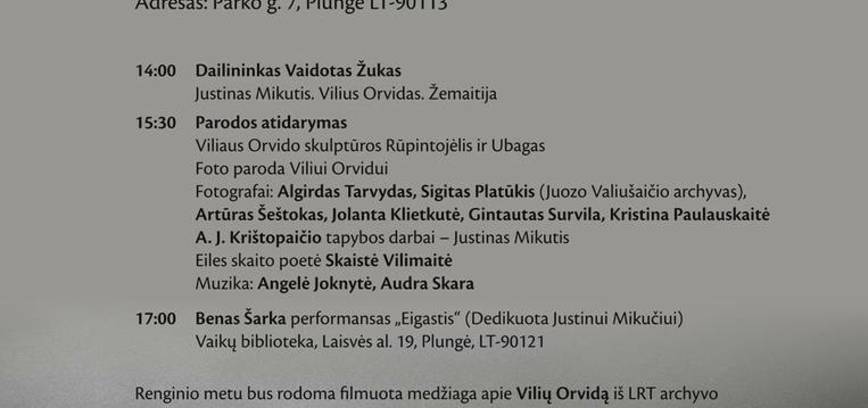 Viliaus Orvido TAIKLUS NEPATAIKYMAS