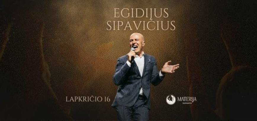 Muzikinis vakaras su Egidijumi Sipavičiumi
