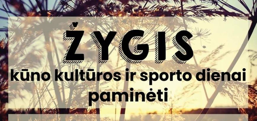 Žygis kūno kultūros ir sporto dienai paminėti