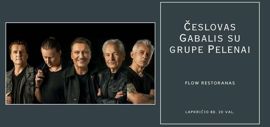 Česlovo Gabalio ir grupės „Pelenai“ koncertas