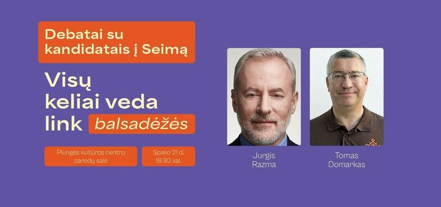 Debatai Plungės - Rietavo vienmandatėje apygardoje su kandidatais į seimą