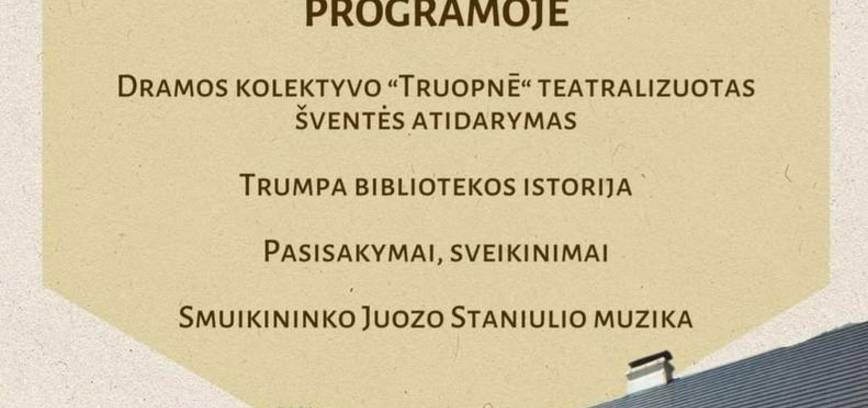 Šateikių bibliotekai - 70!