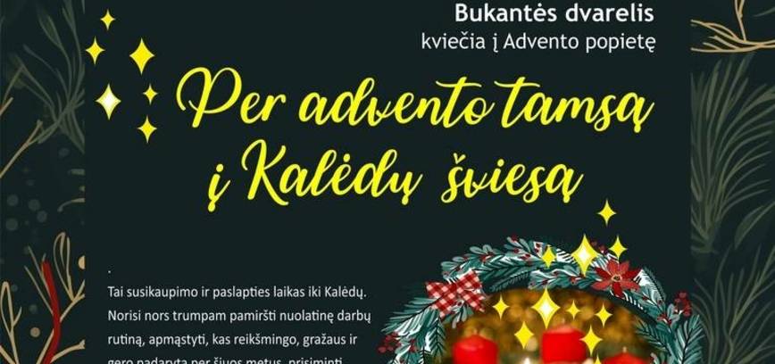 Per advento tamsą į Kalėdų šviesą