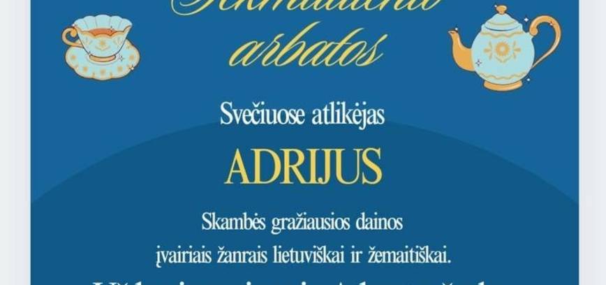 Sekmadienio arbata ir Adrijaus Almino koncertas