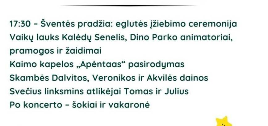 Gintališkės Kalėdų šventė