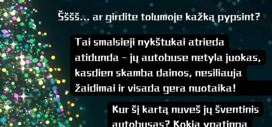 Kalėdų autobusas Milašaičiuose 