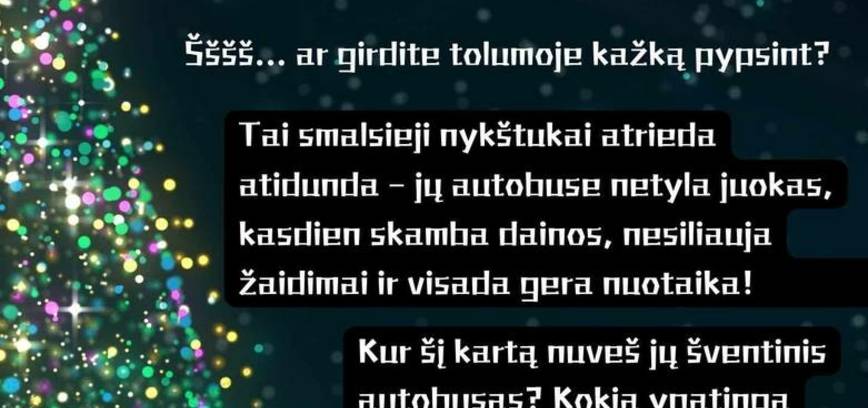 Kalėdų autobusas Varkaliuose