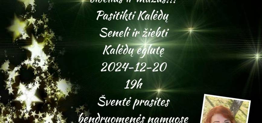 Kalėdų eglutės įžiebimo šventė Karklėnuose