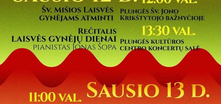 Renginiai, skirti Laisvės gynėjų dienai paminėti