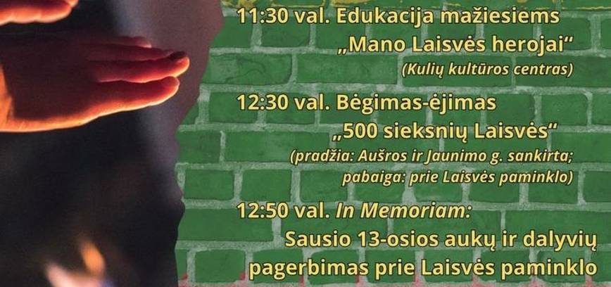 Laisvės gynėjų dienos minėjimas Kuliuose