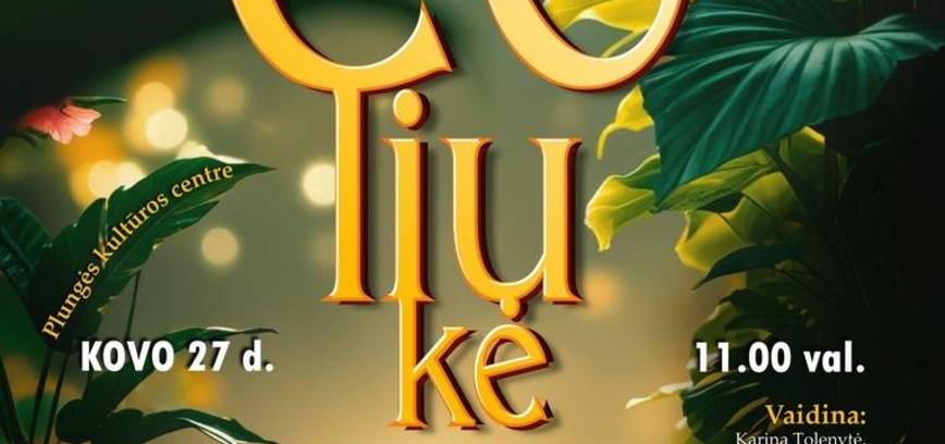 Teatro ,,Saula“ paruošiamosios vaikų grupės premjera COLIUKĖ