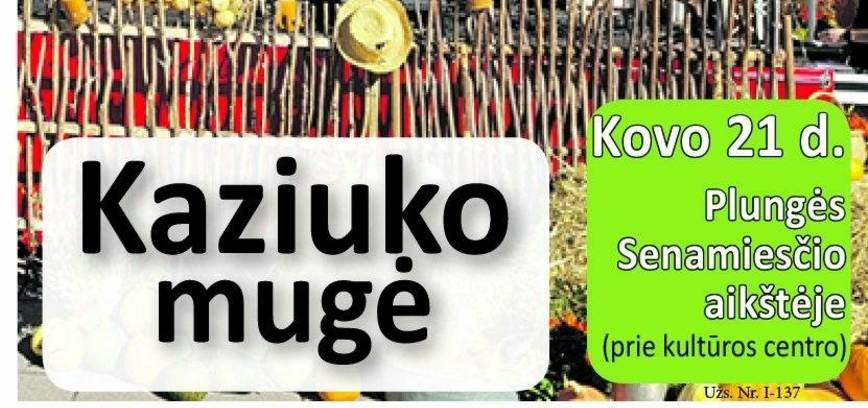 Kaziuko mugė Plungės Senamiesčio aikštėje