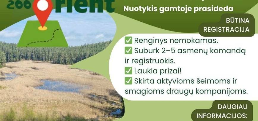 „NaturaOrient 2025“ - kitokios orientacinės varžybos Žemaitijos nacionaliniame parke