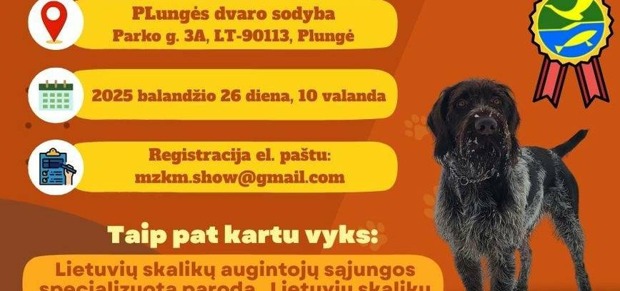 Medžioklinių veislių šunų paroda „LMŽD taurė 2025 (CAC)“