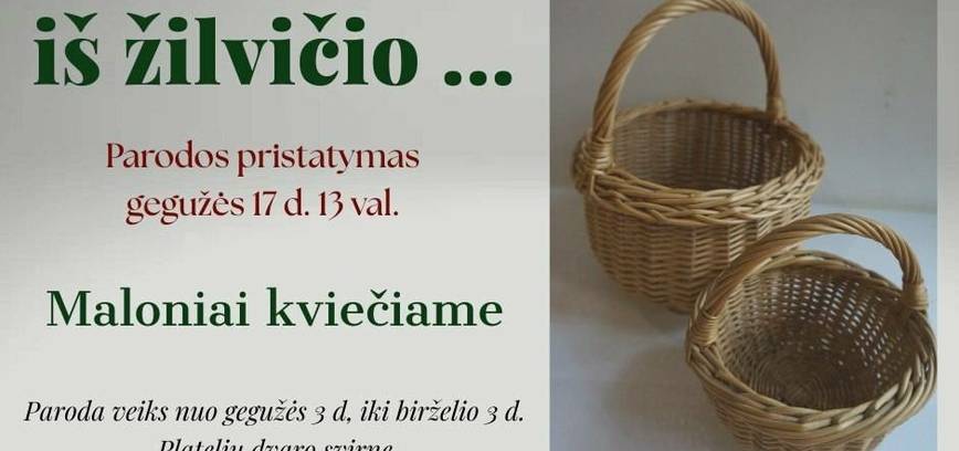 Vitaro Gedvilo darbų paroda ,,Iš žilvičio...“ atidarymas