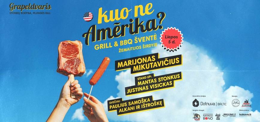 BBQ & Grill šventė „Kuo ne Amērika?”