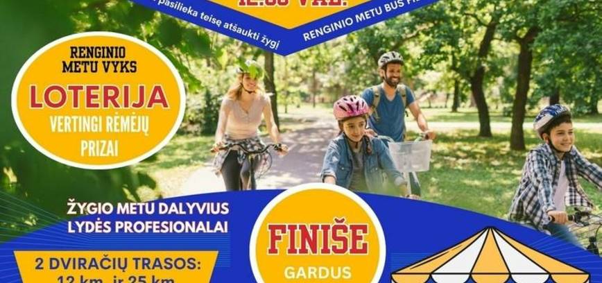 Dviračių žygis Glaudžiuose