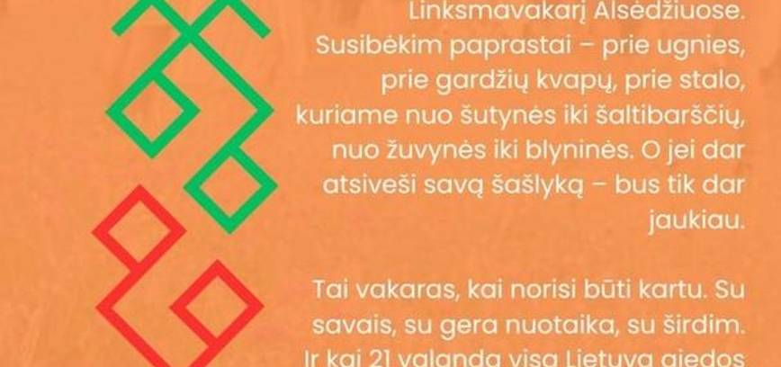 Lietuvos valstybės dienos minėjimas Alsėdžiuose