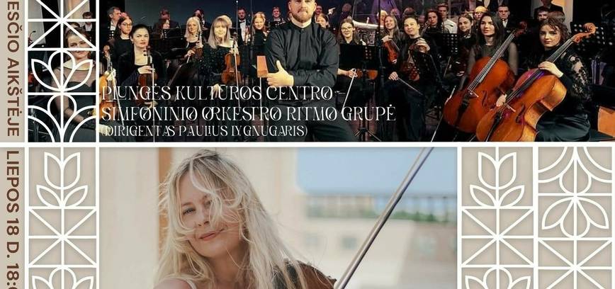 Plungės simfoninio orkestro ritmo grupės ir solistės koncertas