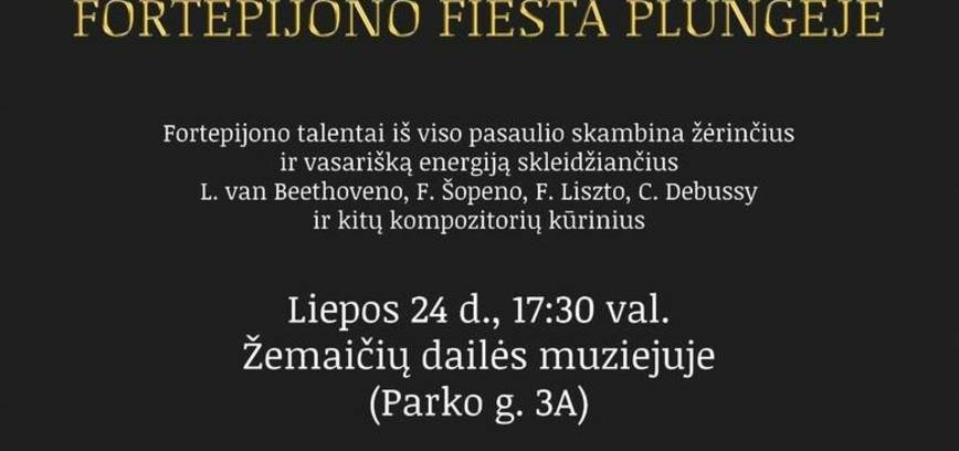 Fortepijono fiesta Plungėje