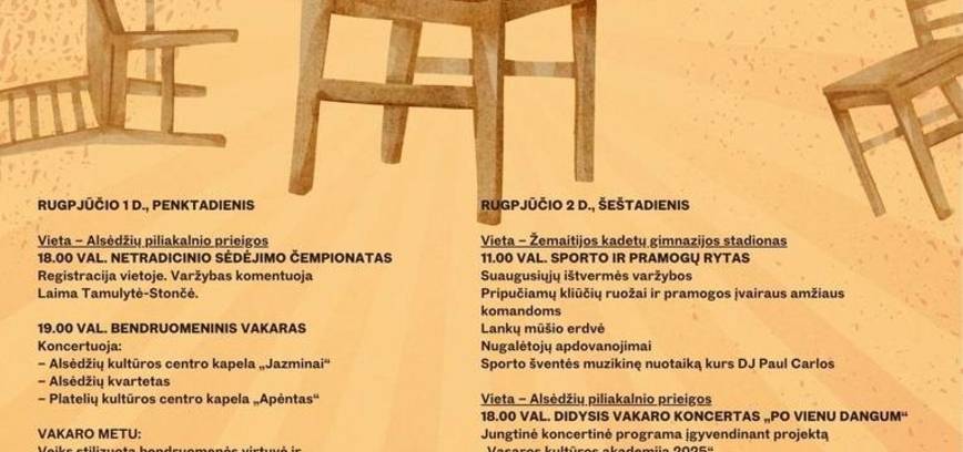 Alsėdžių miestelio vasaros šventė ,,AL SIEDU 2025‘‘