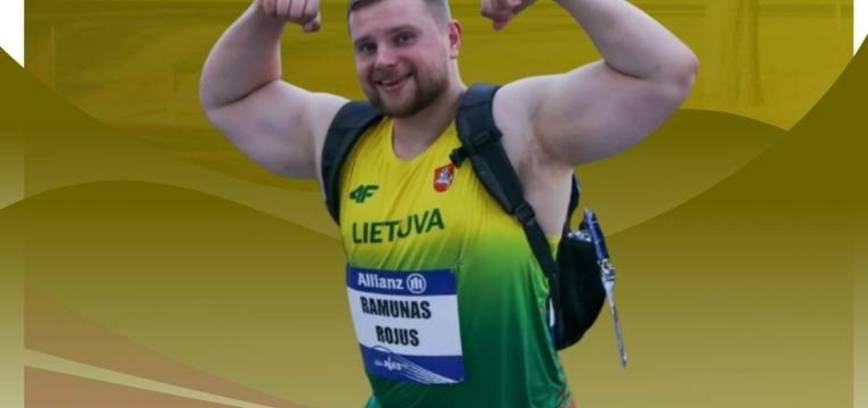 Susitikimas su paratletu, Lietuvos rutulio stūmimo čempionu Ramūnu Rojumi