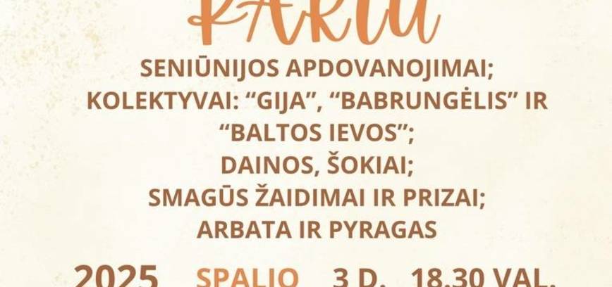 Vakaronė „Pabūkim kartu“