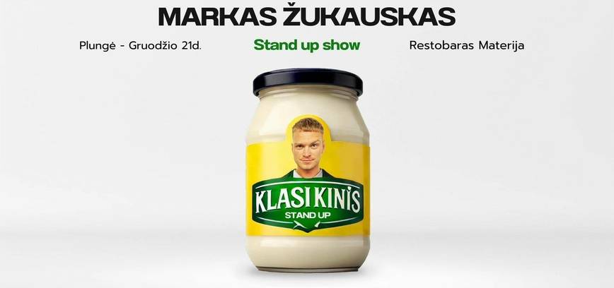 Markas Žukauskas „Klasikinis“ Stand up show
