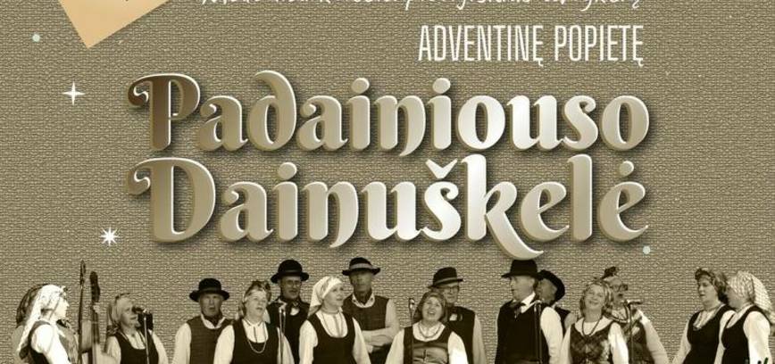 Advento popietė  „Padainiouso dainuškelė“