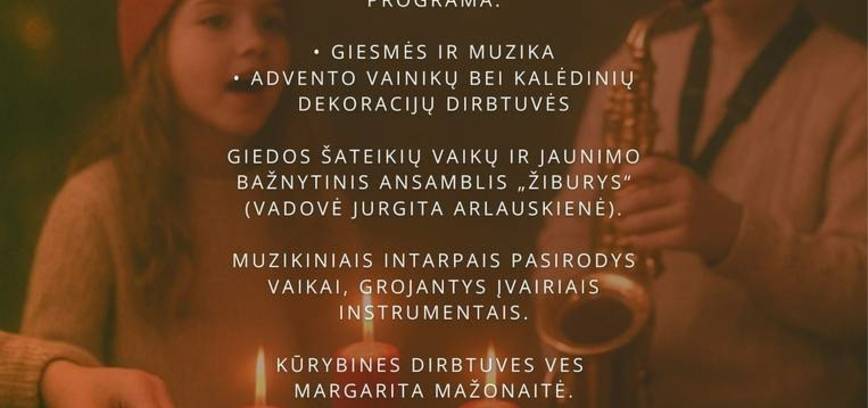 Advento popietė Šateikiuose