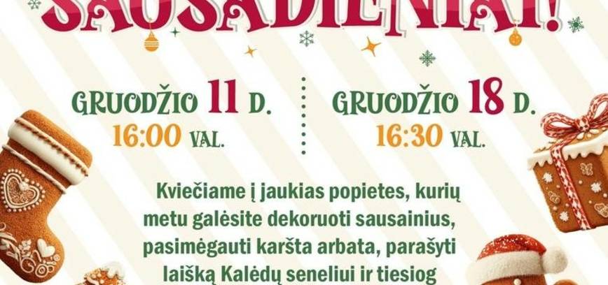 Kalėdiniai sausadieniai