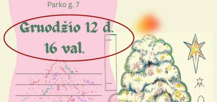 Kalėdinių atviručių dirbtuvės