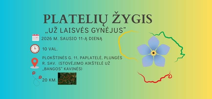 Platelių žygis „Už laisvės gynėjus“