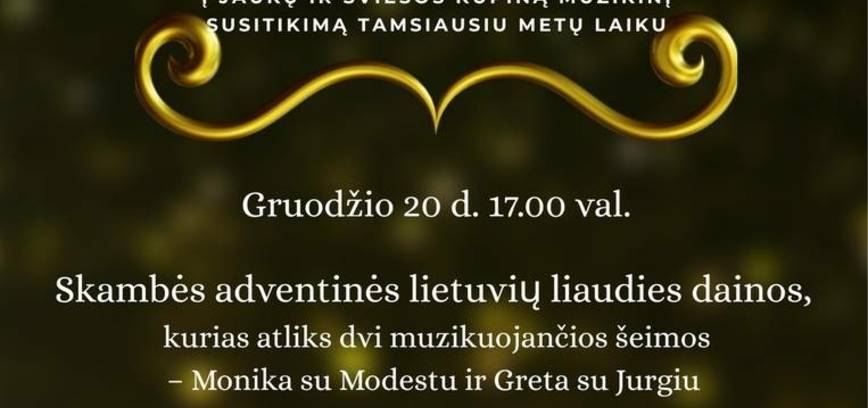 Advento vakaras Le Le terasoje