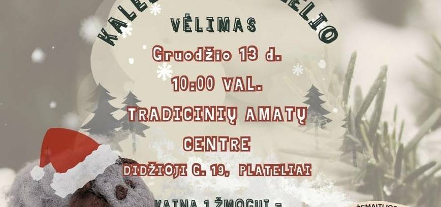 Praktinis seminaras „Kalėdinio avinėlio vėlimas“