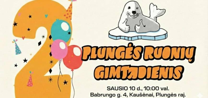 Plungės ruonių 2-asis gimtadienis