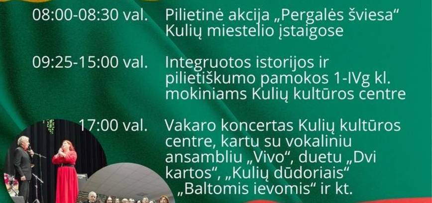 „Laisvės liepsna iš kartos į kartą“ Sausio 13-osios minėjimo renginys Kuliuose