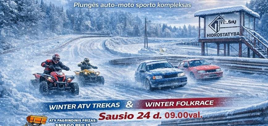 Keturračių & Winter Folkrace varžybos